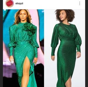 Eloquii - Sparkle Maxi Dress w/Wrap Skirt - 18